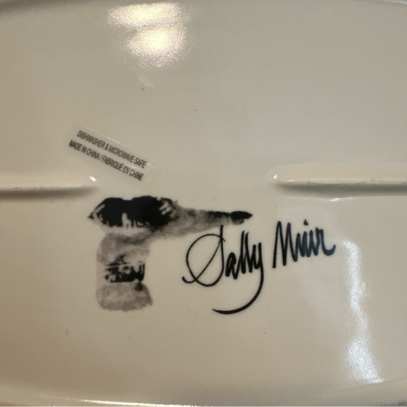 Anthropologie Sally Muir Dachshund Decorative Plate NWOT - Picture 11 of 11